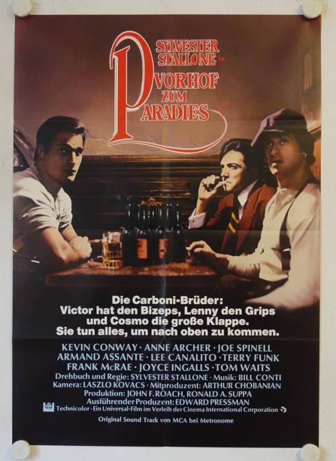 Paradise Alley original release german movie poster